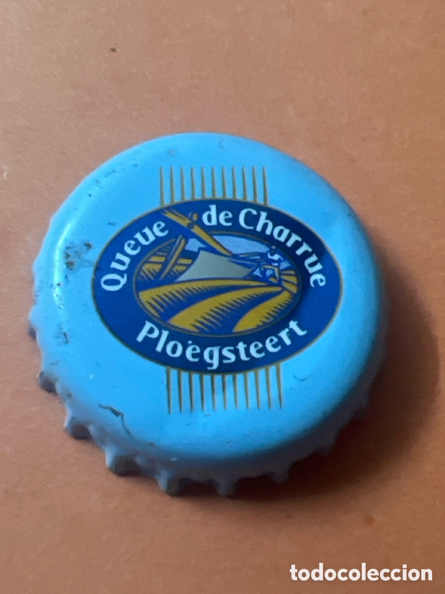 Coleccionismo de cervezas: T4/X104/M6. CHAPA CERVEZA - B&Eacute;LGICA- Queue de Charrue Ploegsteert