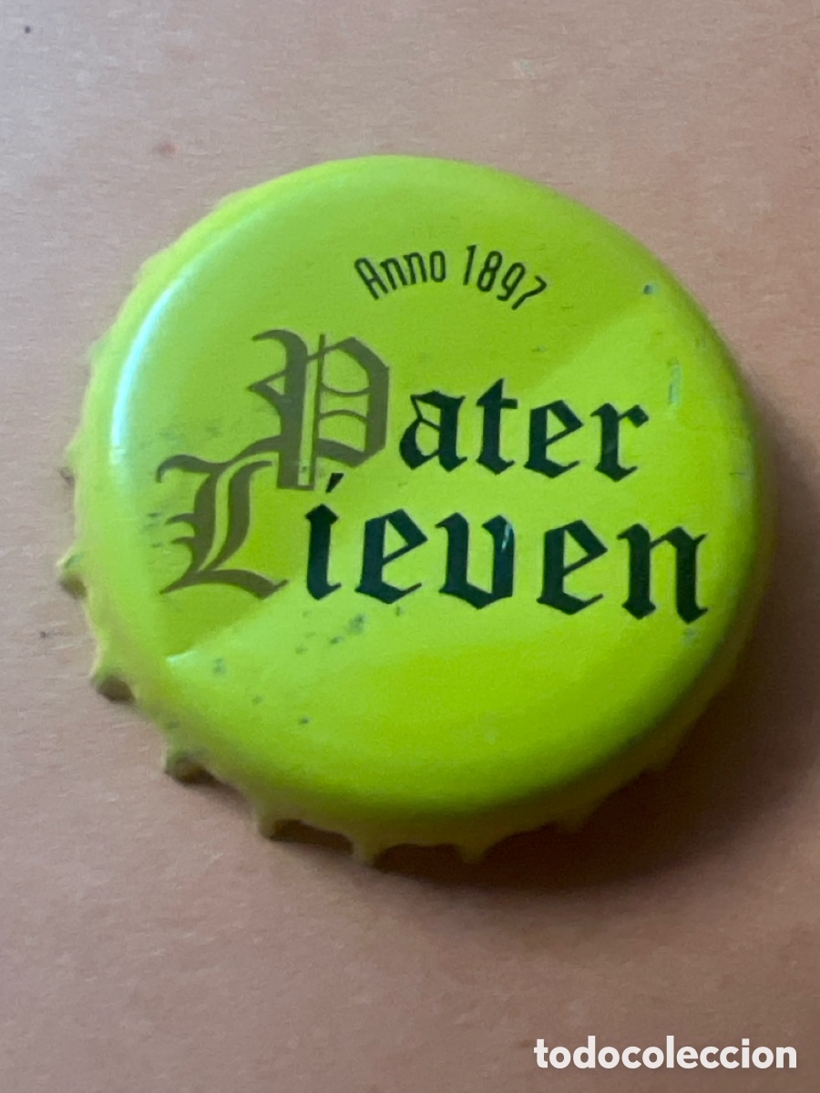 Collectionnisme de bi&egrave;res: T4/X104/O2. CHAPA CERVEZA - Pater Lieven Anno 1897 - B&eacute;lgica