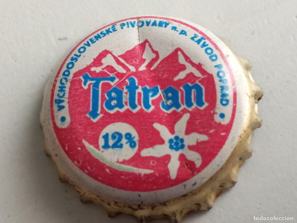 Coleccionismo de cervezas: Chapa tap&oacute;n corona de la cerveza eslovaca TATRAN 12%