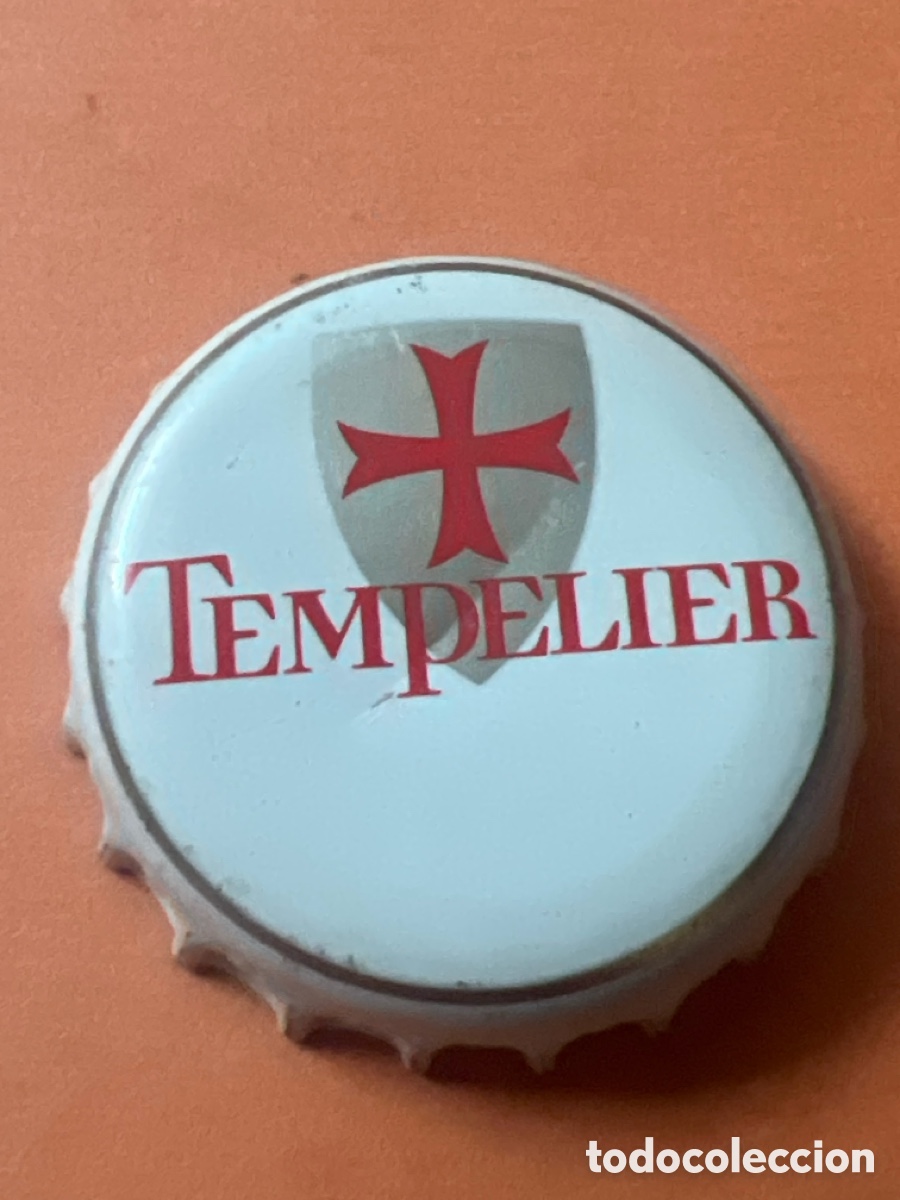 Coleccionismo de cervezas: T4/X104/P4. BOTTLE CAP TAP&Oacute;N CORONA CHAPA CERVEZA BIERE BEER TEMPELIER.B&Eacute;LGICA