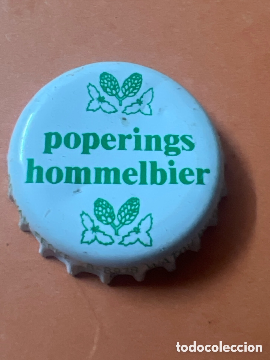 Coleccionismo de cervezas: T4/X104/Q3. Chapa Cerveza Poperings Hommelbier