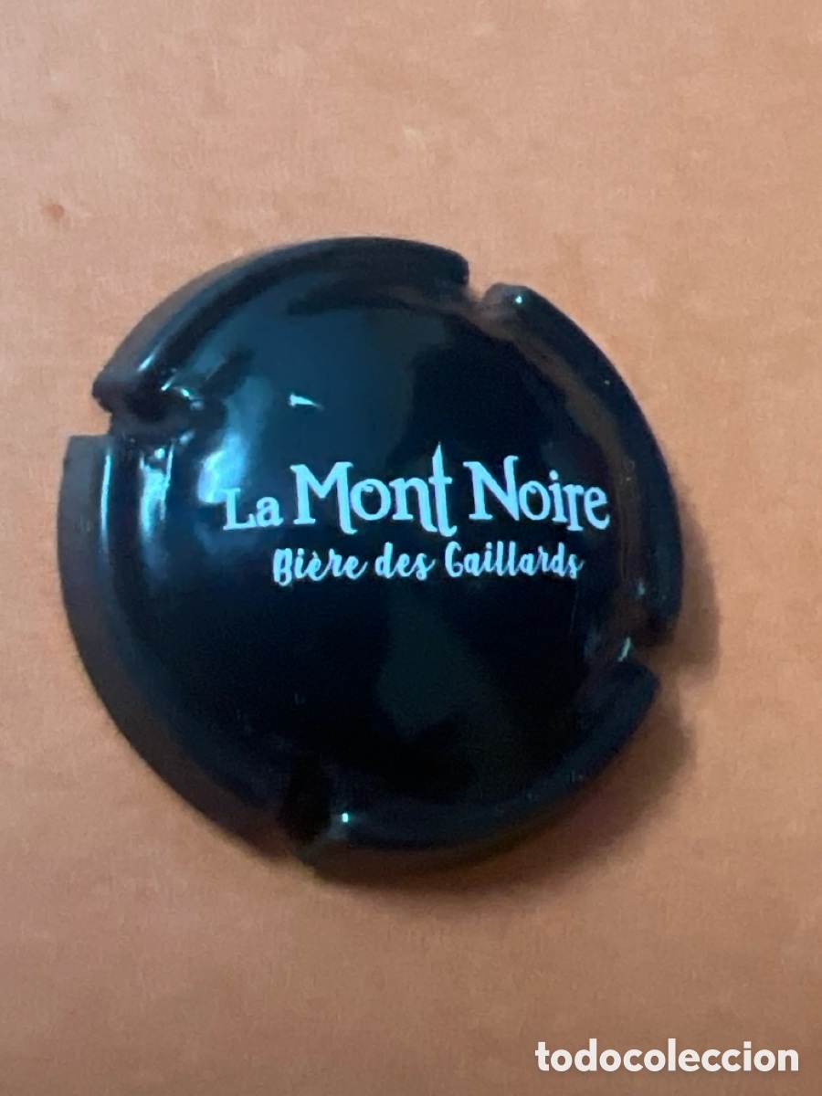 Coleccionismo de cervezas: T4/X104/Q6. CHAPA CERVEZA 1/4. La Mont Noire Bi&egrave;re des Gaillards - B&eacute;lgica