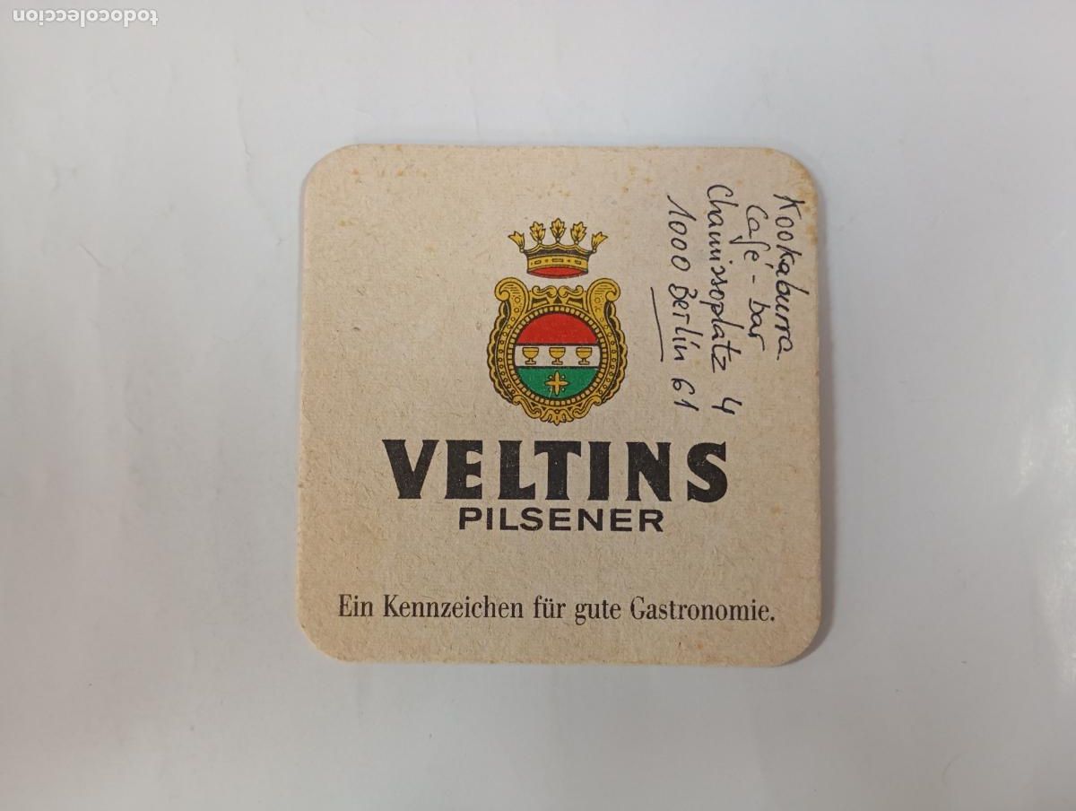 Coleccionismo de cervezas: POSAVASOS VELTINS. PN20 - Foto 1