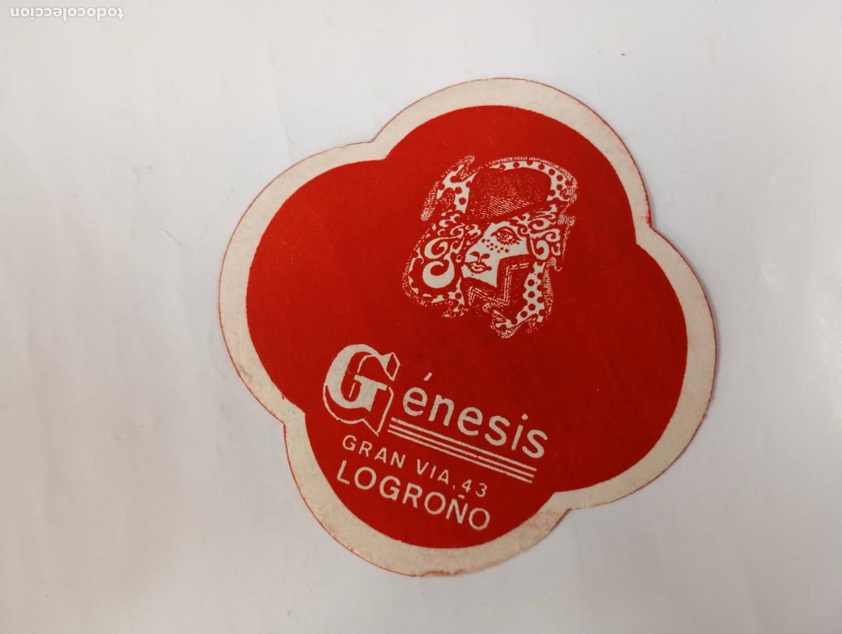 Collectable Beer: POSAVASOS G&Eacute;NESIS BAR LOGRO&Ntilde;O. PN20