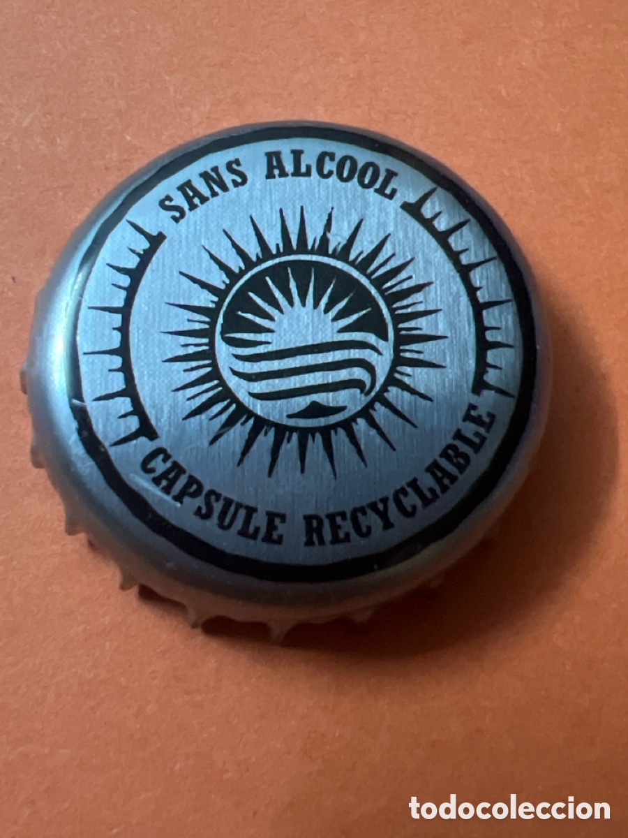 Coleccionismo de cervezas: T4/X110/D1. CHAPA CERVEZA - SANS ALCOOL - CAPSULE RECYCLABLE