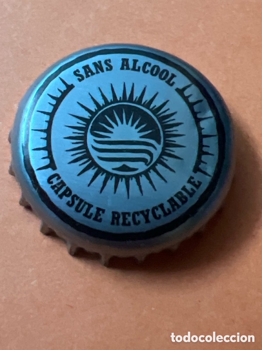 Coleccionismo de cervezas: T4/X110/E6. CHAPA CERVEZA - SANS ALCOOL - CAPSULE RECYCLABLE