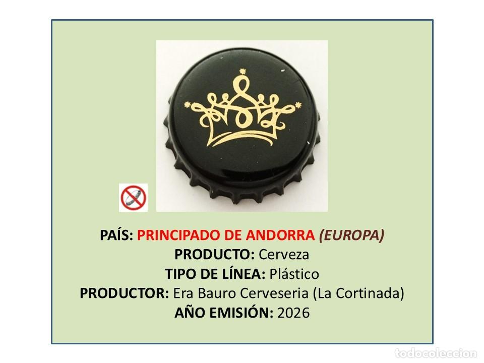 Coleccionismo de cervezas: TAPON CORONA CAPSULA CHAPA CERVEZA BORIS (PRINCIPADO DE ANDORRA)