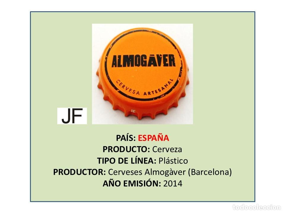 Coleccionismo de cervezas: TAPON CORONA CAPSULA CHAPA CERVEZA ALMOG&Agrave;VER (ESPA&Ntilde;A)