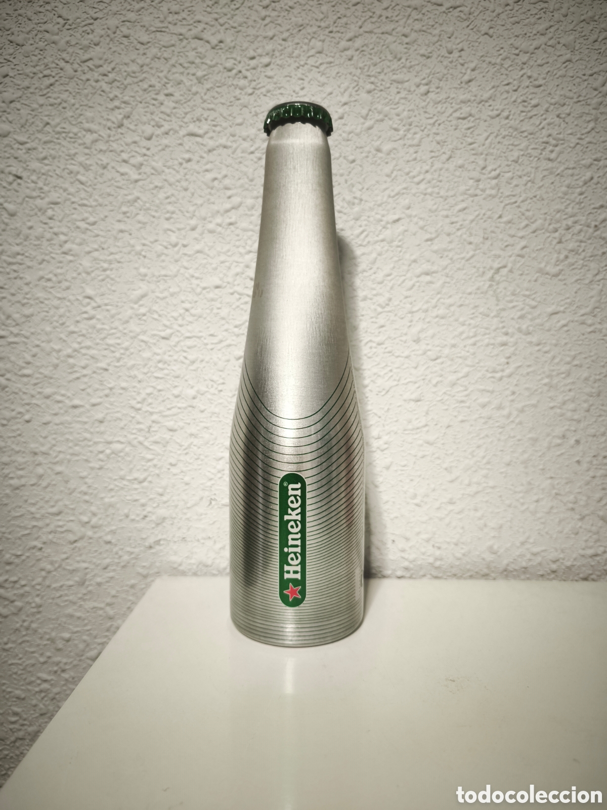 Coleccionismo de cervezas: Botella Heineken Edici&oacute;n Limitada Plata