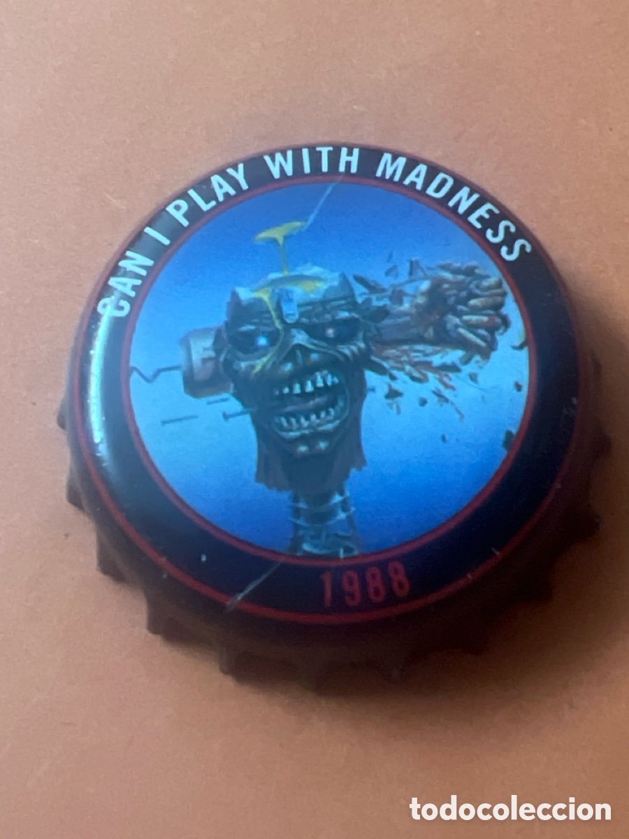 Coleccionismo de cervezas: T4/103/A2. IRON MAIDEN. CHAPA CERVEZA