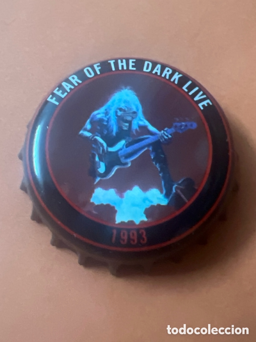 Coleccionismo de cervezas: T4/103/A5. IRON MAIDEN. CHAPA CERVEZA