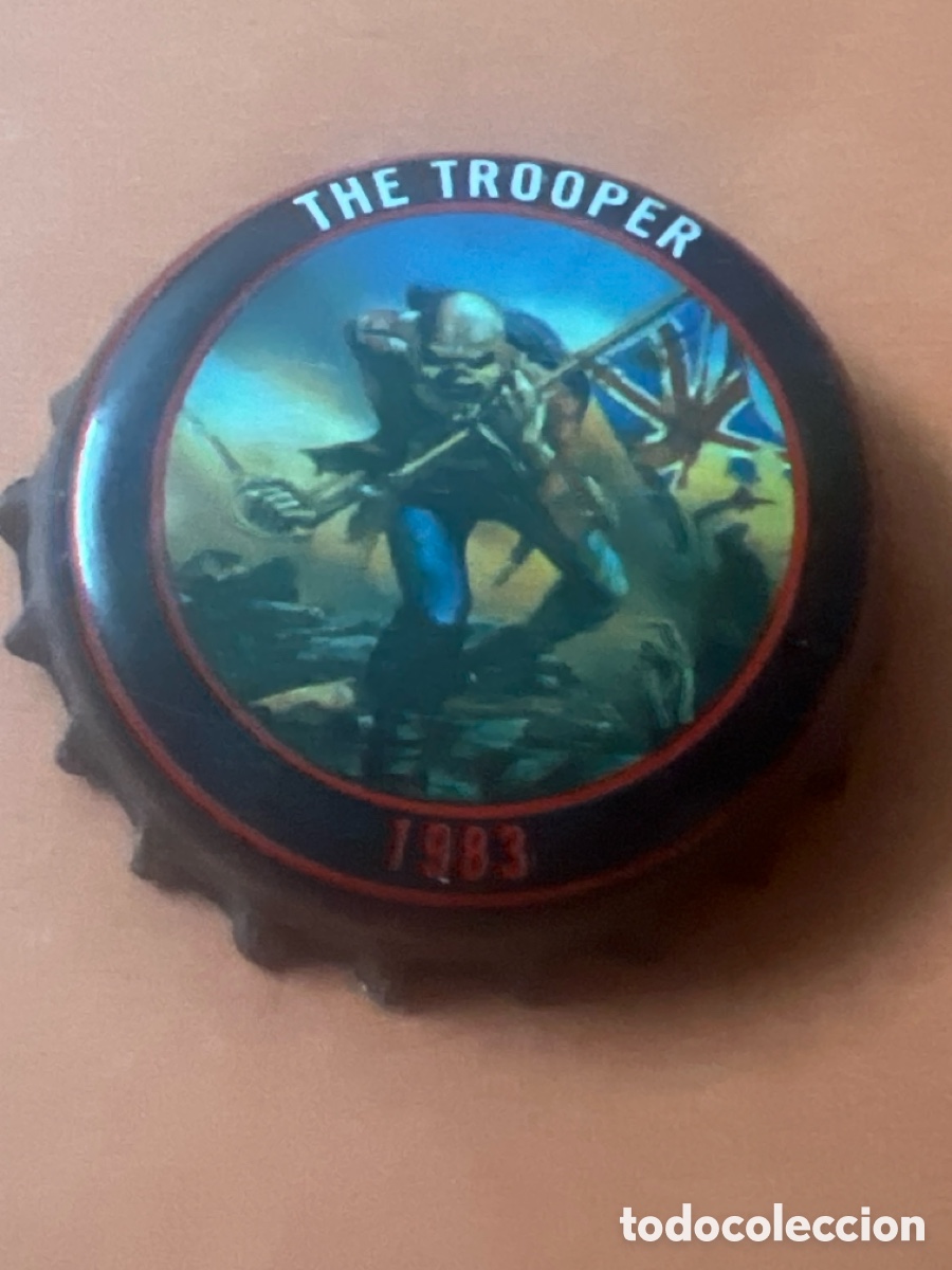 Coleccionismo de cervezas: T4/103/B1. IRON MAIDEN. CHAPA CERVEZA