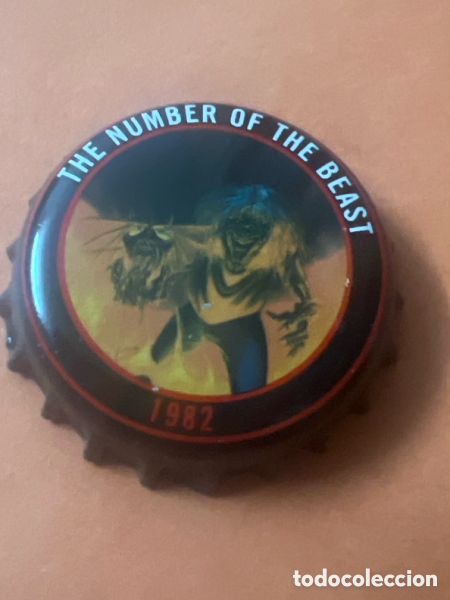 Coleccionismo de cervezas: T4/103/B4. IRON MAIDEN. CHAPA CERVEZA