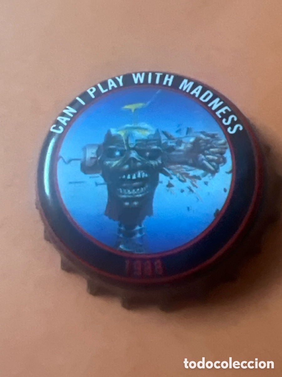 Coleccionismo de cervezas: T4/103/C3. IRON MAIDEN. CHAPA CERVEZA