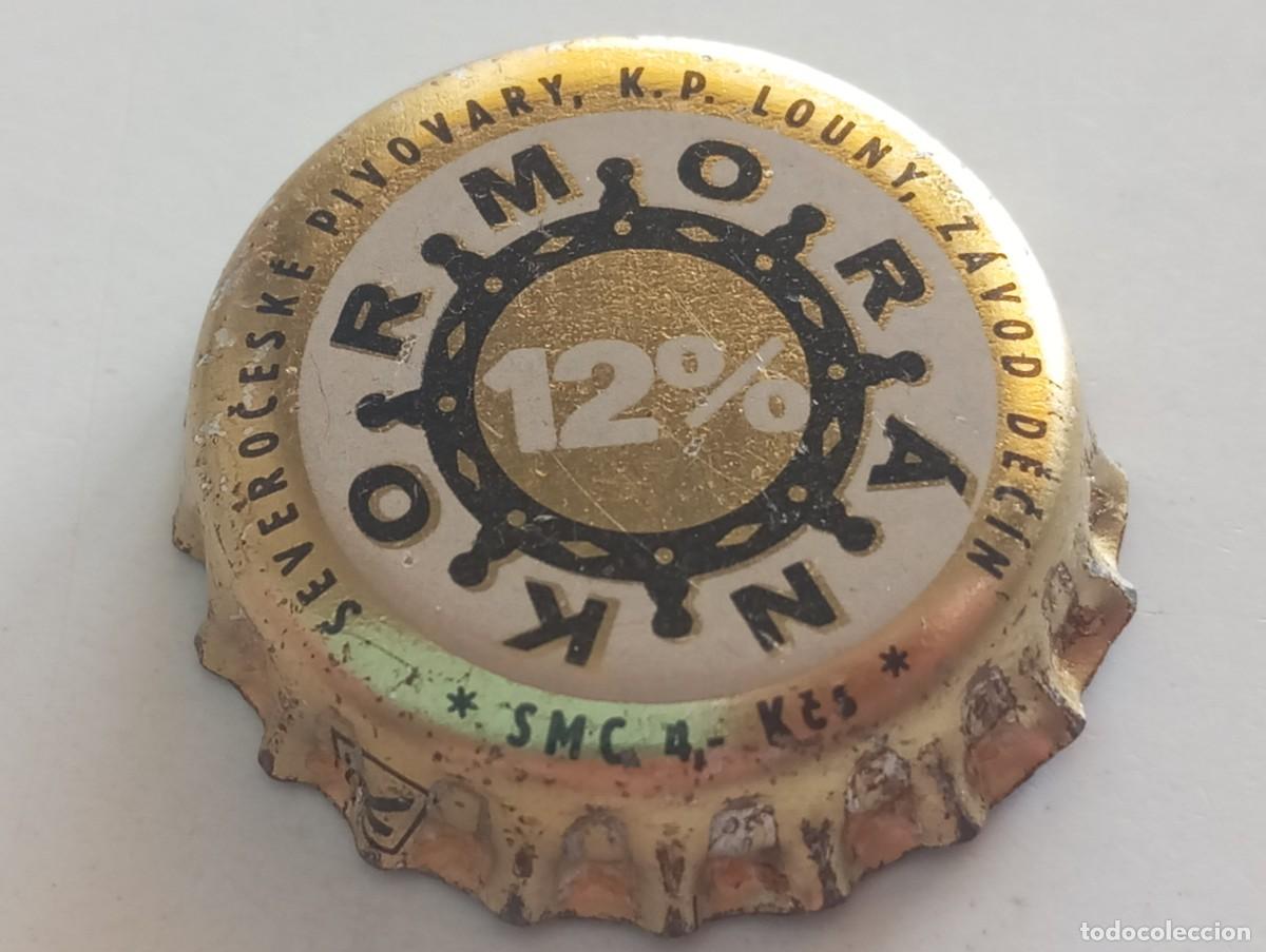Coleccionismo de cervezas: Chapa tap&oacute;n corona de la cerveza 'checoslovaca' KORMORAN 12%