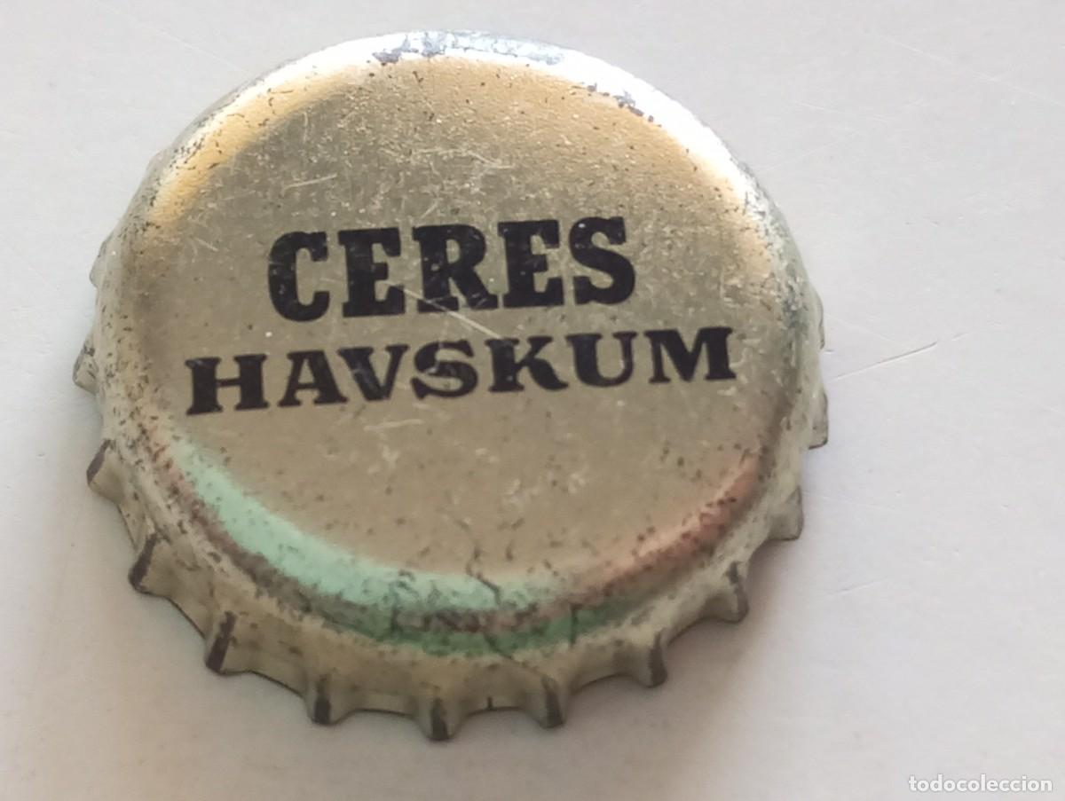 Coleccionismo de cervezas: Chapa tap&oacute;n corona de la cerveza danesa CERES HAVSKUM