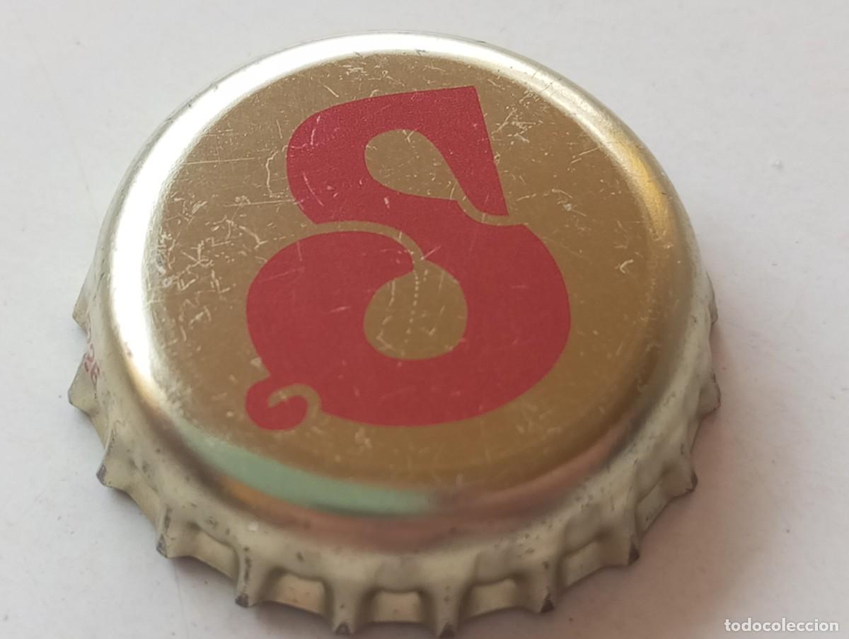 Coleccionismo de cervezas: Chapa tap&oacute;n corona de la cerveza danesa STAR PILSNER BRUGSEN