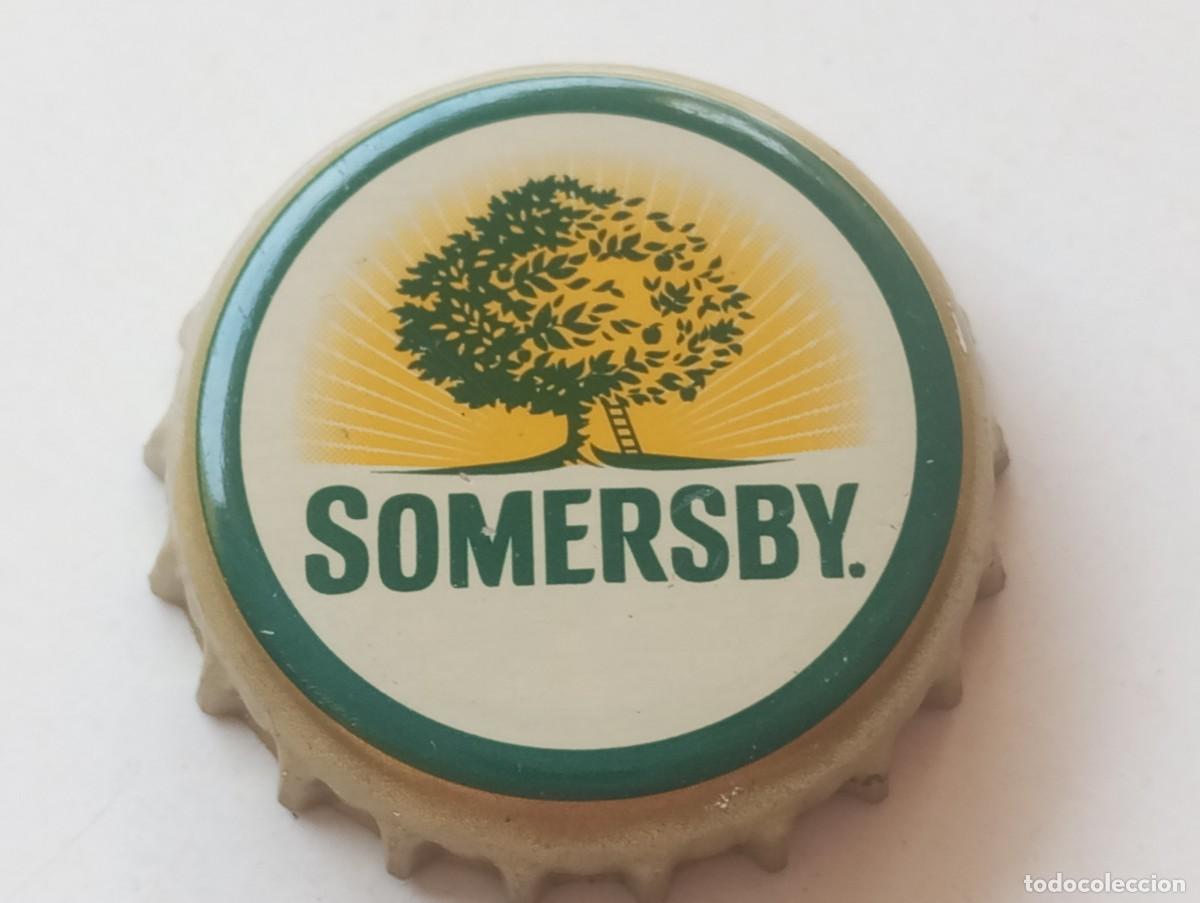 Coleccionismo de cervezas: Chapa tap&oacute;n corona de la bebida danesa SOMERSBY