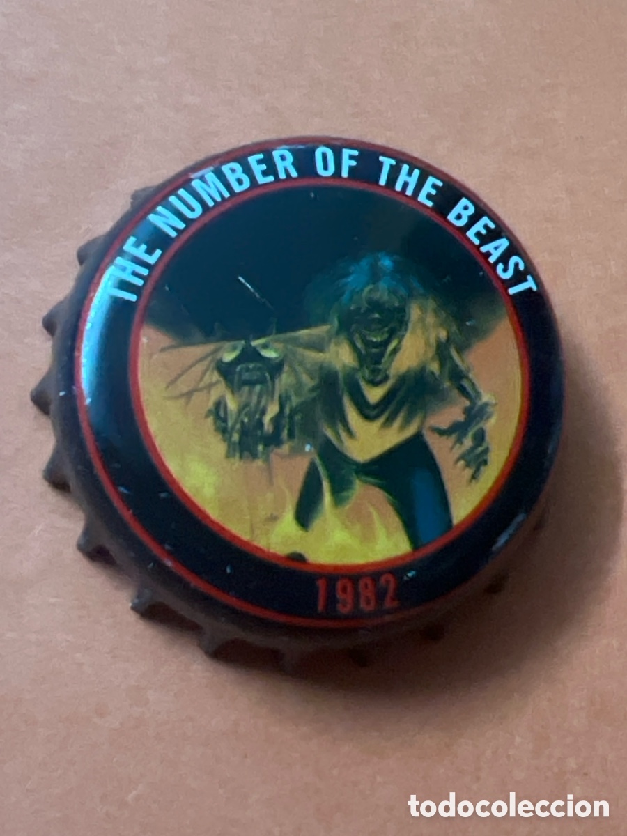 Coleccionismo de cervezas: T4/103/D2. CHAPA CERVEZA - IRON MAIDEN
