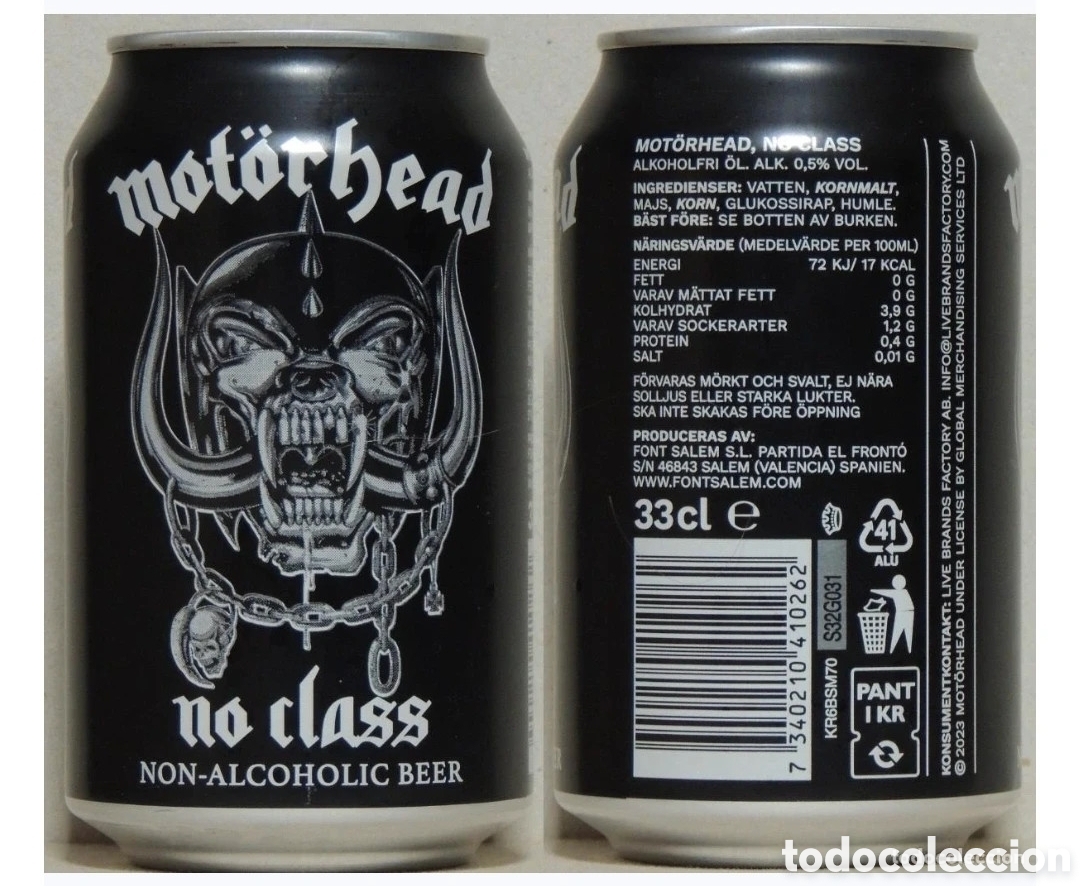 Coleccionismo de cervezas: Lata vac&iacute;a para coleccionista
