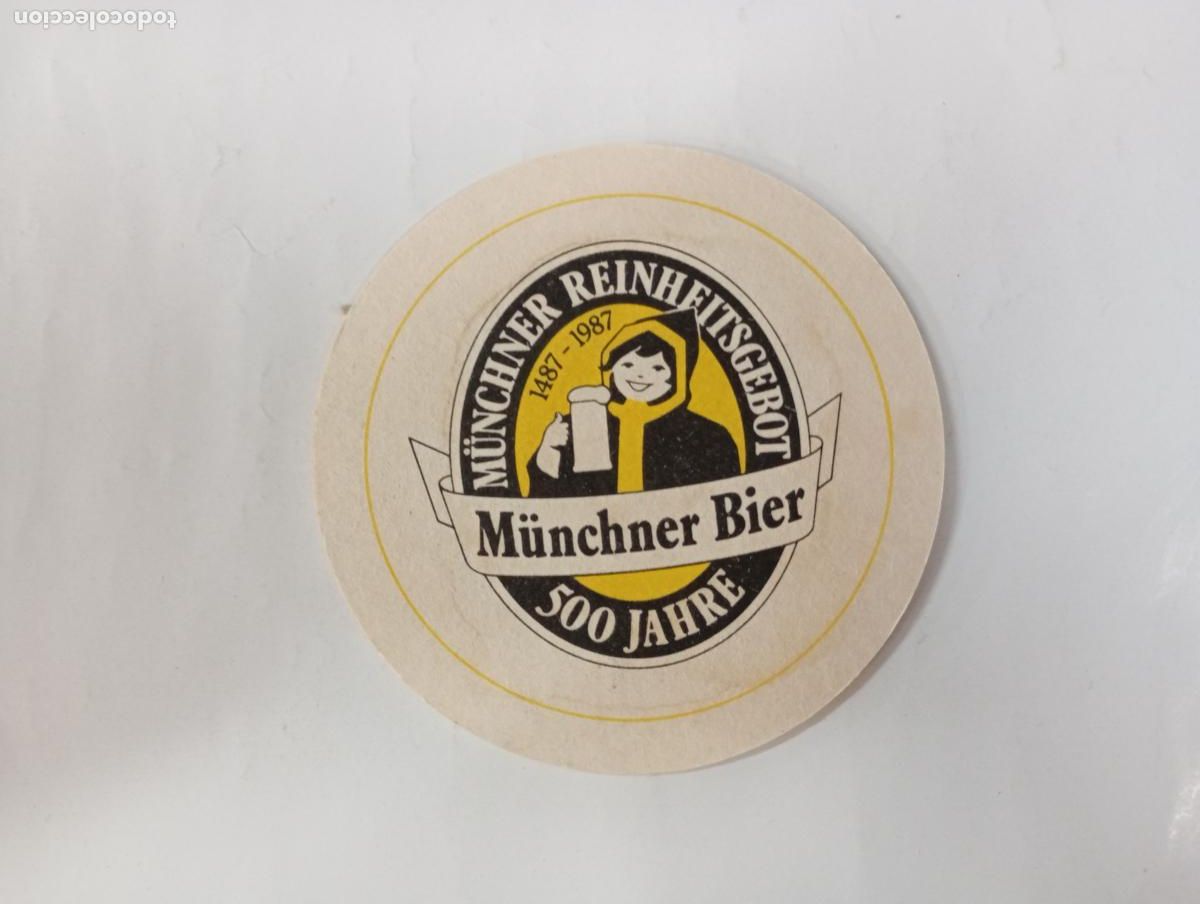 Coleccionismo de cervezas: POSAVASOS MUNCHNER REINHEITSGEBOT. PN20