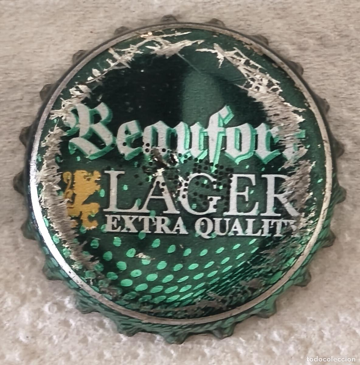 Coleccionismo de cervezas: CHAPA TAPON CORONA CERVEZA - BEAUFORT LAGER Extra Quality - Africa ( TOGO )