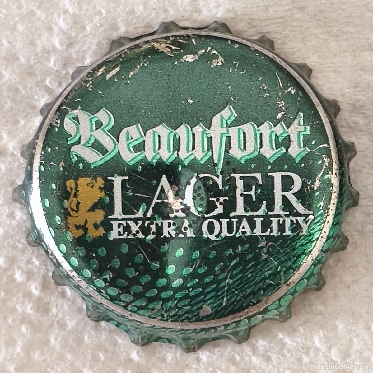 Coleccionismo de cervezas: CHAPA TAPON CORONA CERVEZA - BEAUFORT LAGER Extra Quality - Africa ( TOGO )