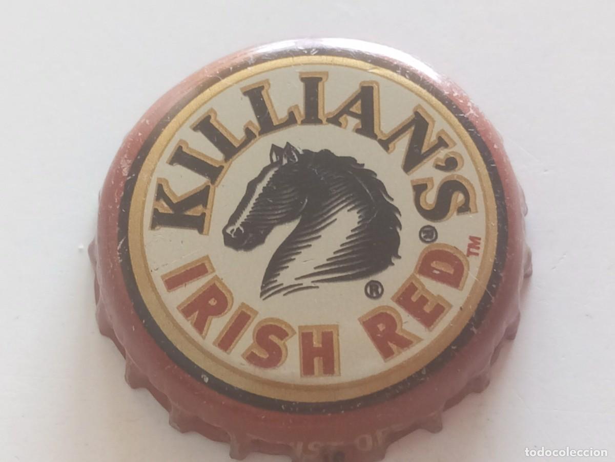 Coleccionismo de cervezas: Chapa USA, tap&oacute;n corona de la cerveza de EE.UU. KILLIAN'S IRISH RED