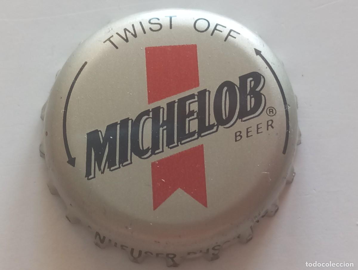 Coleccionismo de cervezas: Chapa USA, tap&oacute;n corona de la cerveza de EE.UU. MICHELOB BEER (TWIST OFF)