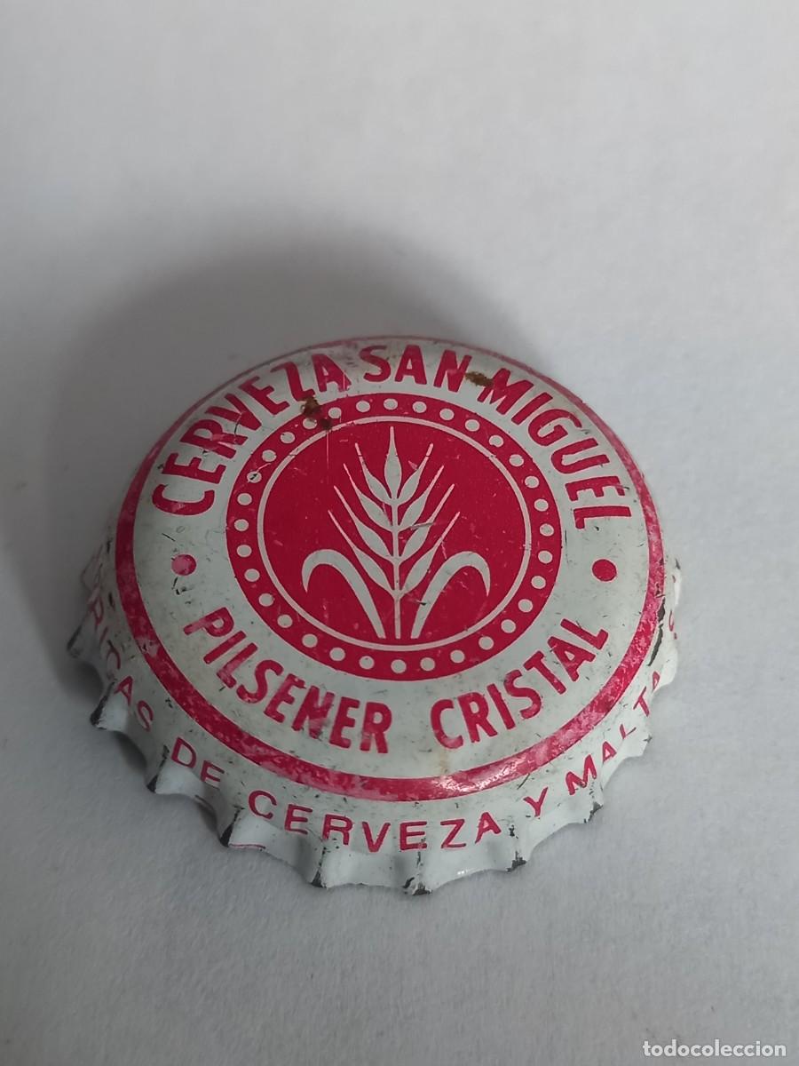 Collezionismo di birre: CHAPA CERVEZA SAN MIGUEL, PILSENER CRISTAL. FACTOR&Iacute;A E