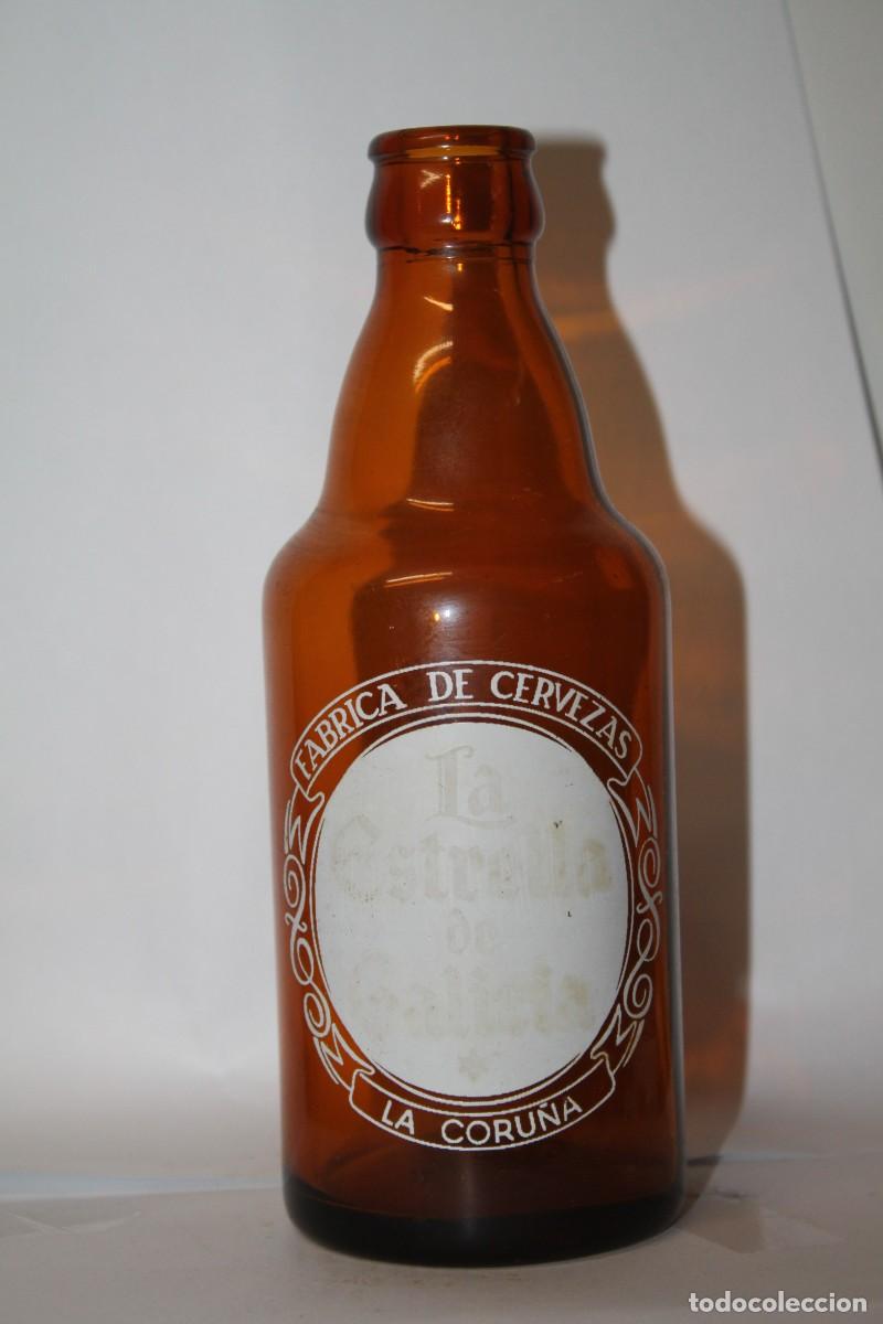 Coleccionismo de cervezas: BOTELLA LA ESTRELLA DE GALICIA, 33 CL VACIA