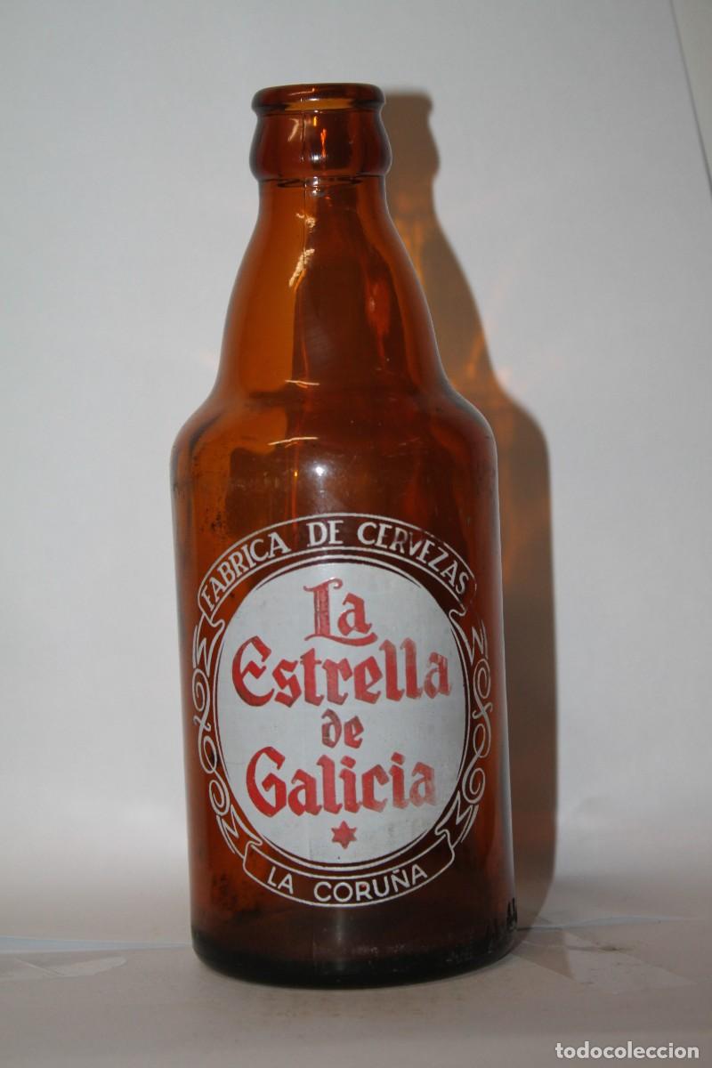 Coleccionismo de cervezas: BOTELLA LA ESTRELLA DE GALICIA 33 CL VACIA