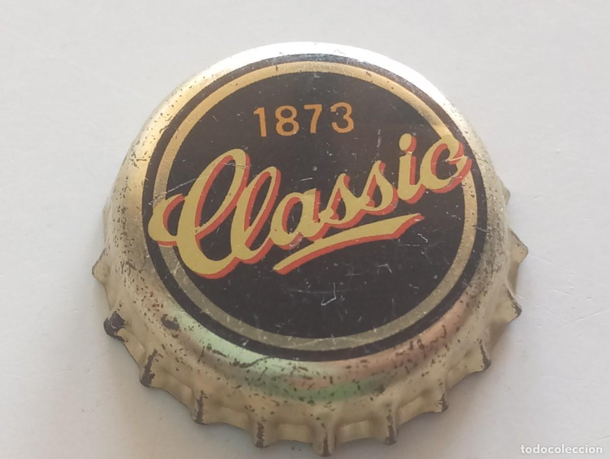Coleccionismo de cervezas: Chapa tap&oacute;n corona de la cerveza danesa TUBORG CLASSIC 1873