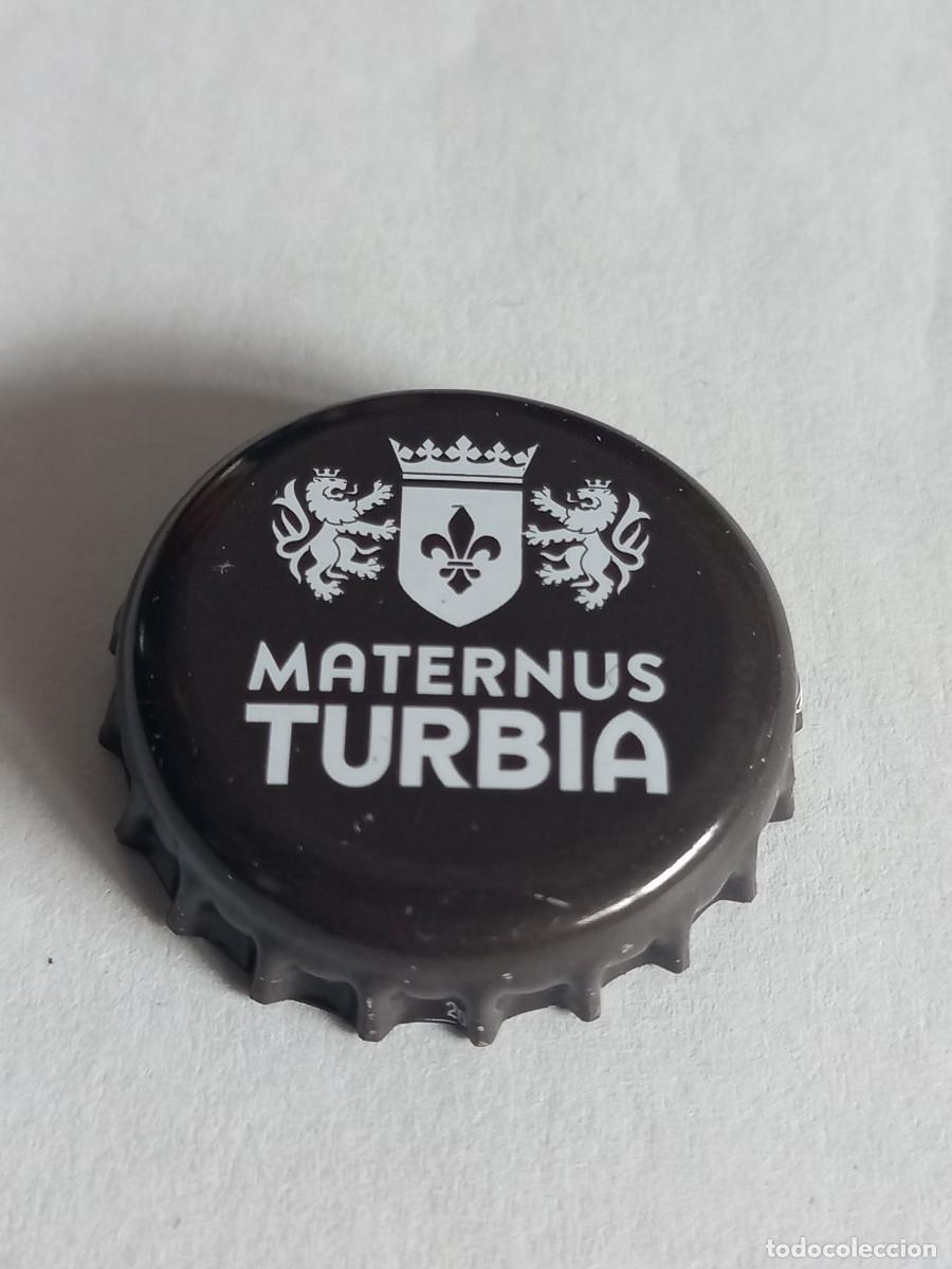 Coleccionismo de cervezas: CHAPA CERVEZA MATERNUS TURBIA, FACTOR&Iacute;A NEW BOX