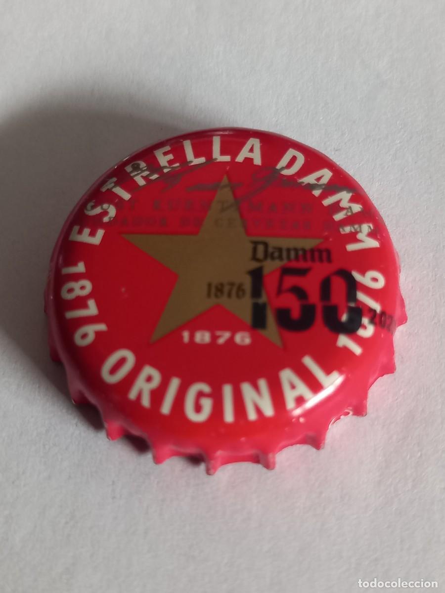 Coleccionismo de cervezas: CHAPA ESTRELLA DAMM, 150 A&Ntilde;OS. FACTOR&Iacute;A U