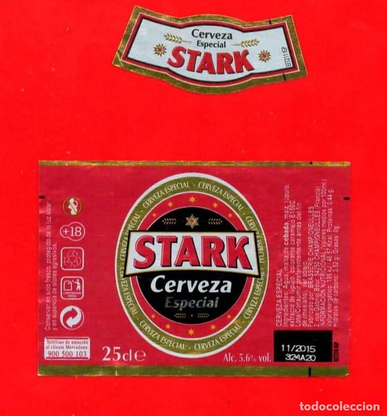 Coleccionismo de cervezas: ETIQUETA CERVEZA STARK 0,25 L (2014)