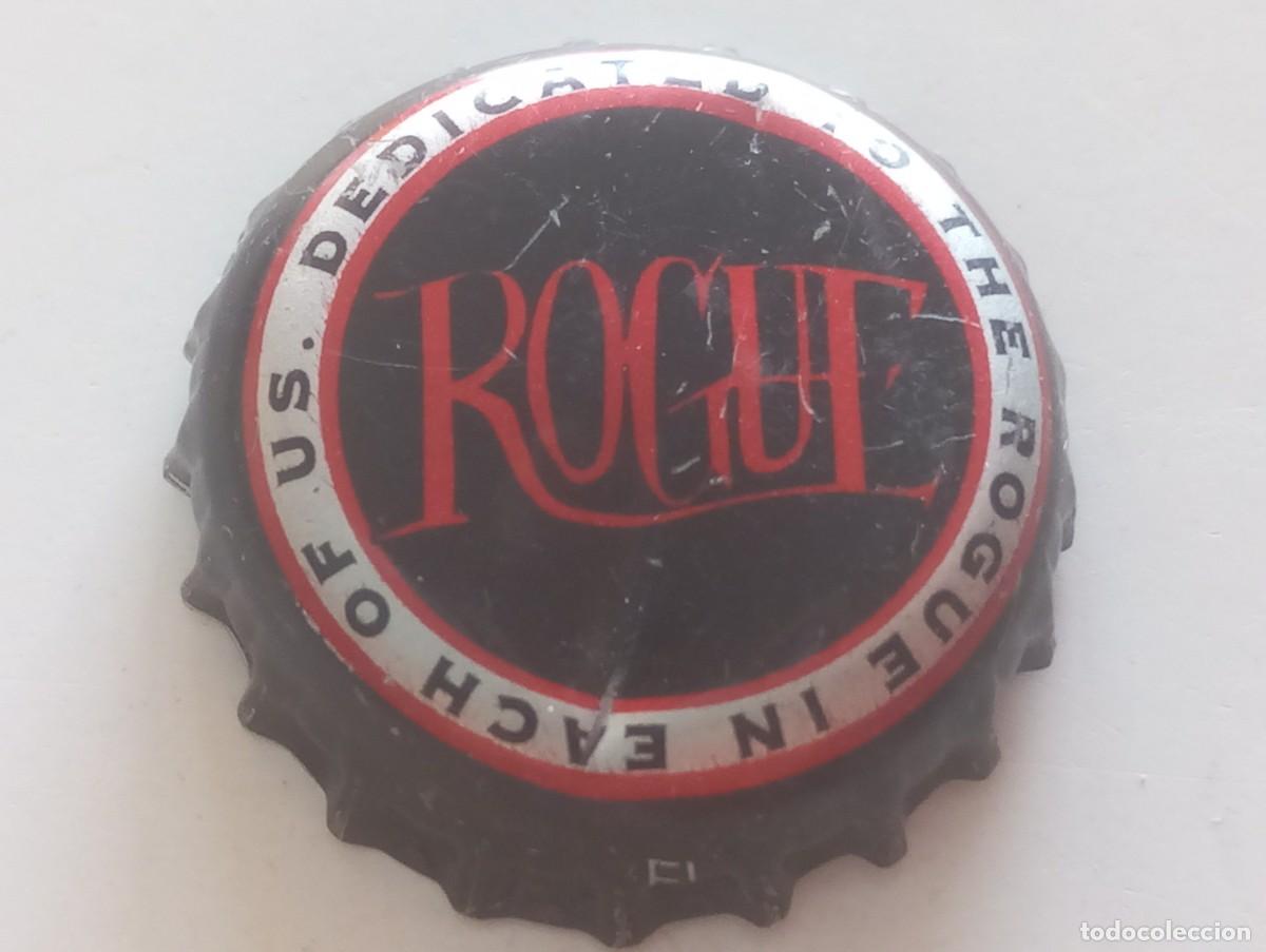 Coleccionismo de cervezas: Chapa USA, tap&oacute;n corona de la cerveza de EE.UU. ROGUE