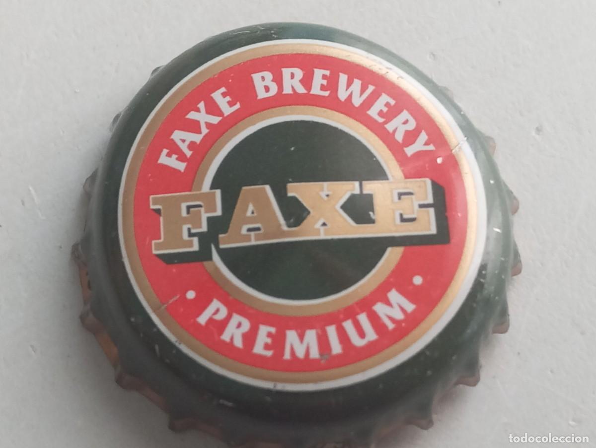 Coleccionismo de cervezas: Chapa tap&oacute;n corona de la cerveza danesa FAXE BRYGGERI PREMIUM