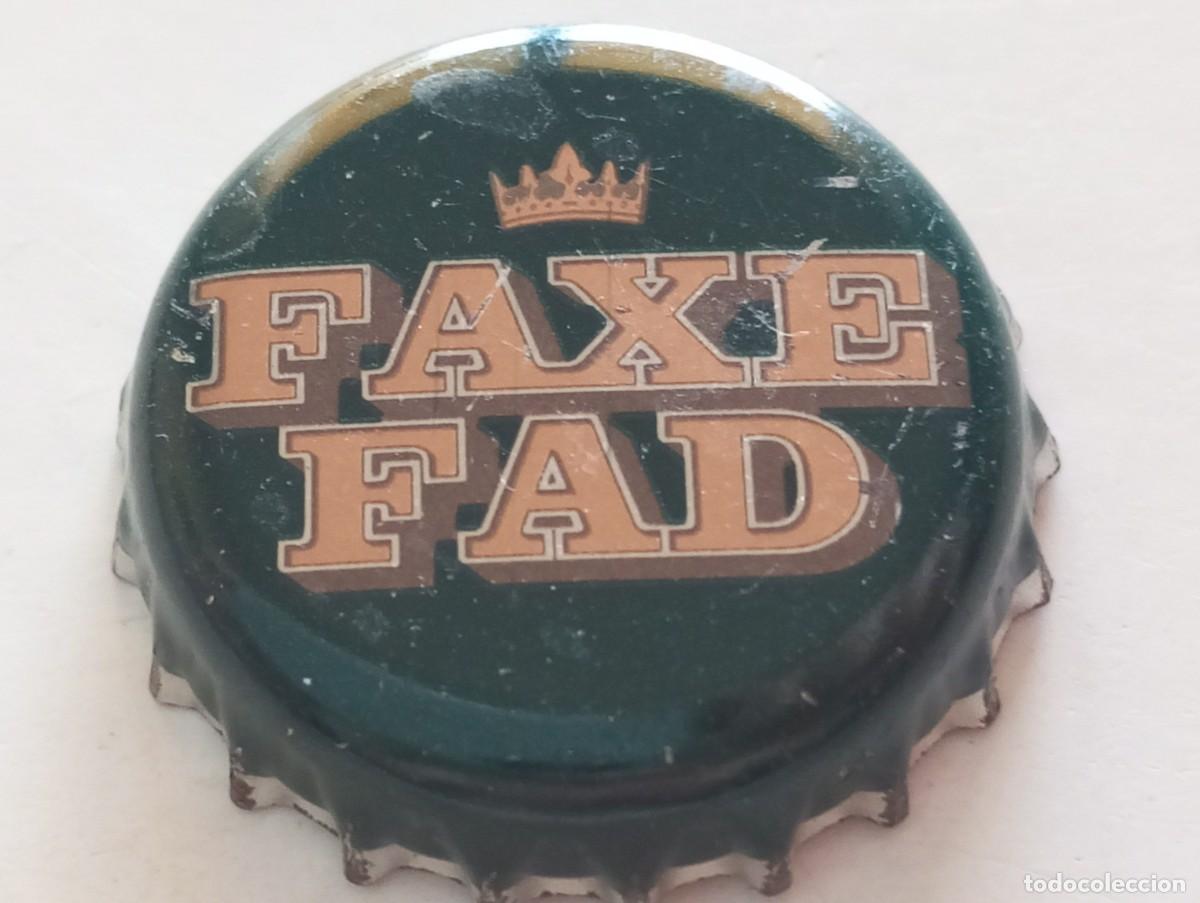 Coleccionismo de cervezas: Chapa tap&oacute;n corona de la cerveza danesa FAXE FAD
