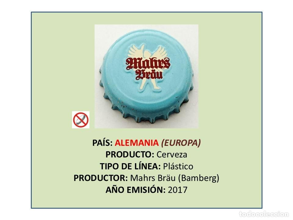 Coleccionismo de cervezas: TAPON CORONA CAPSULA CHAPA CERVEZA MAHRS BR&Auml;U (ALEMANIA)