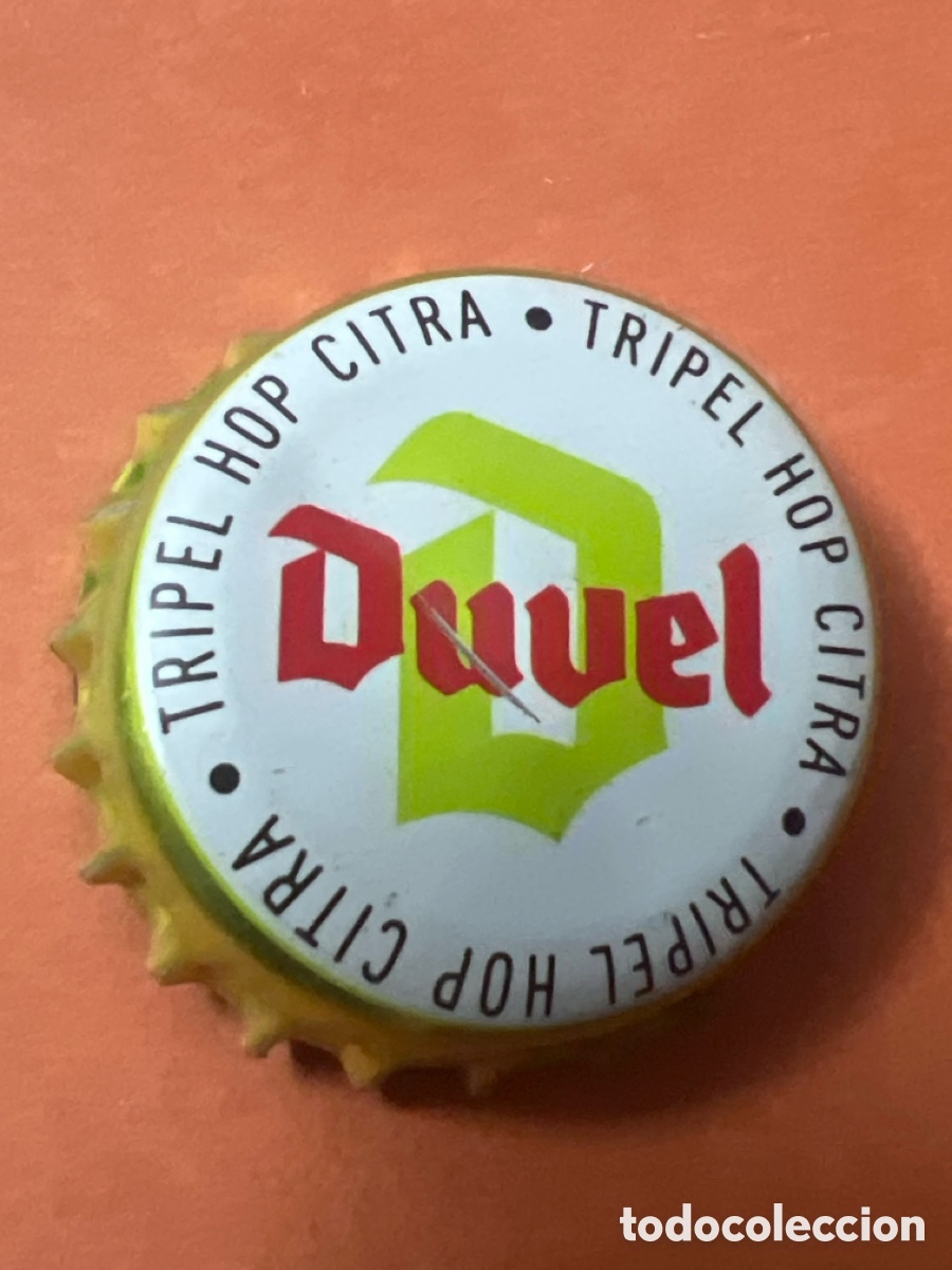 Coleccionismo de cervezas: J102. CHAP&Oacute;N CERVEZA - Duvel D Tripel Hop Citra - B&eacute;lgica