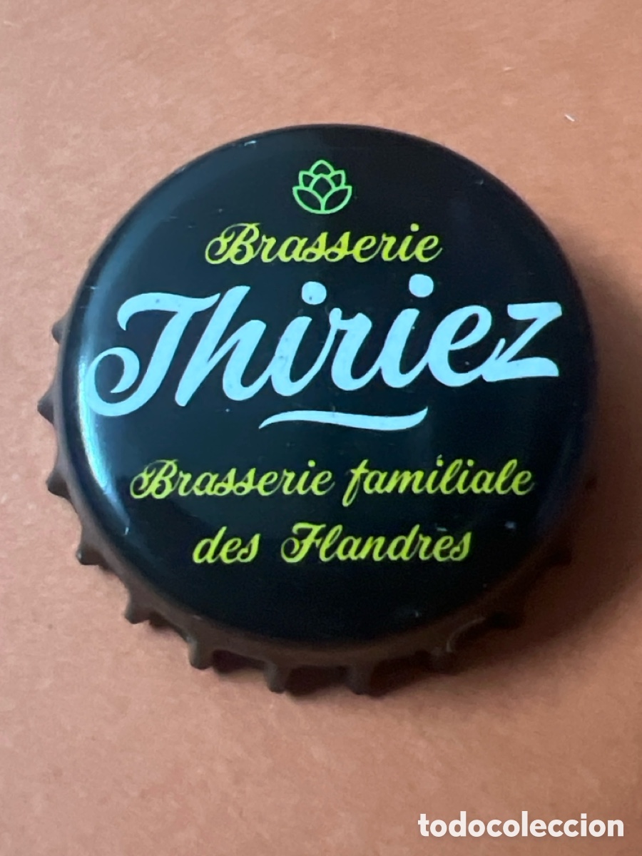 Coleccionismo de cervezas: J108. CHAP&Oacute;N CERVEZA - Brasserie Thiriez Brasserie familiale des Flandres - Francia
