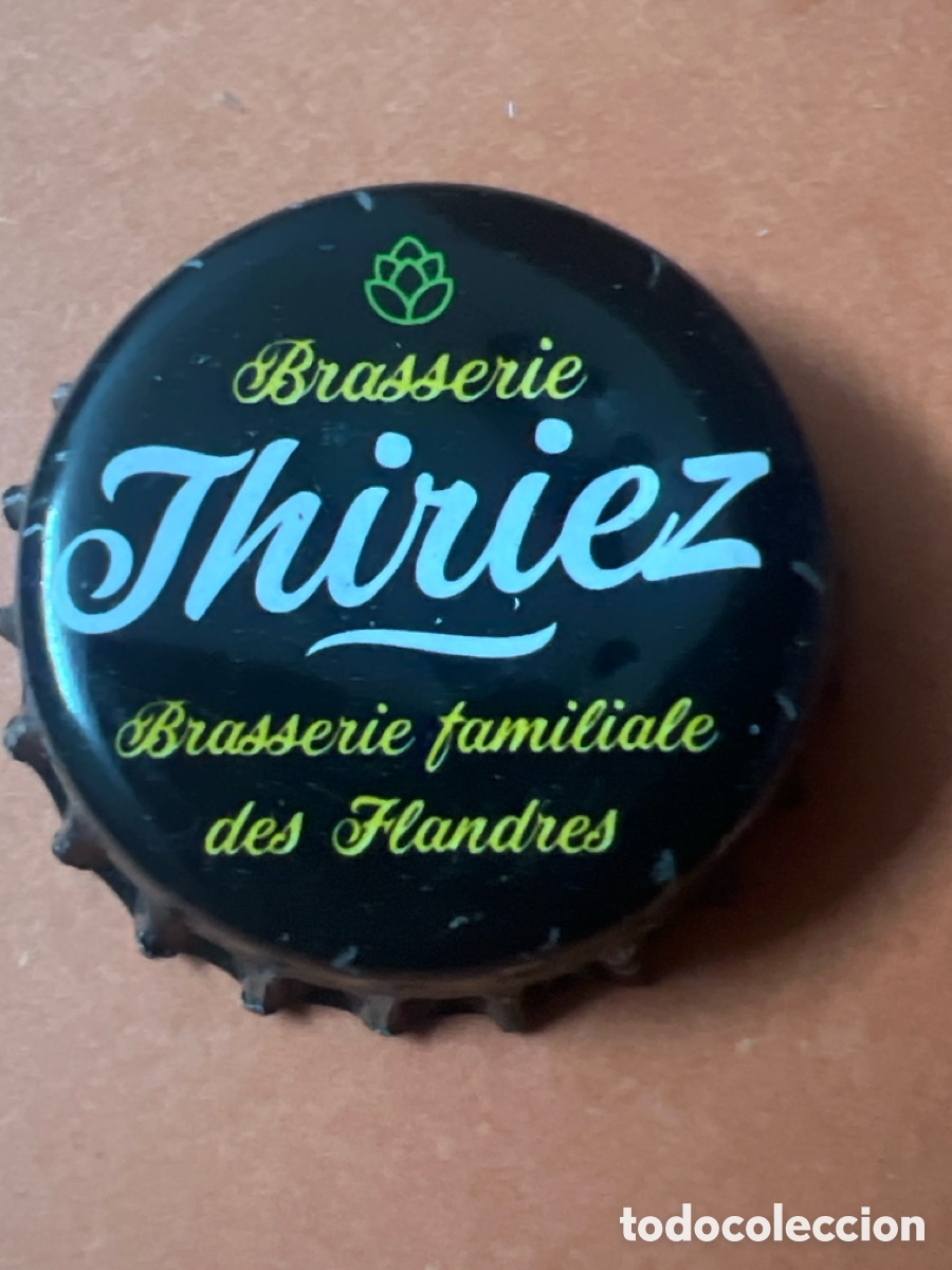 Coleccionismo de cervezas: J109. CHAP&Oacute;N CERVEZA - Brasserie Thiriez Brasserie familiale des Flandres - Francia