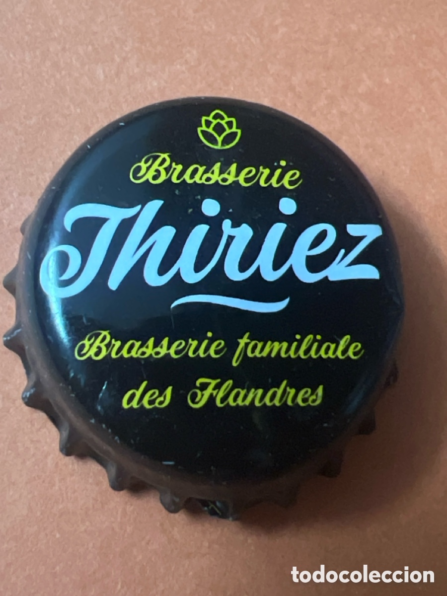 Coleccionismo de cervezas: J111. CHAP&Oacute;N CERVEZA - Brasserie Thiriez Brasserie familiale des Flandres - Francia