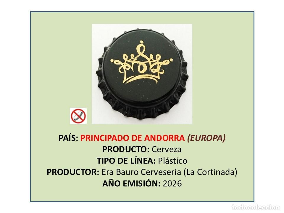 Coleccionismo de cervezas: TAPON CORONA CAPSULA CHAPA CERVEZA BORIS (PRINCIPADO DE ANDORRA)