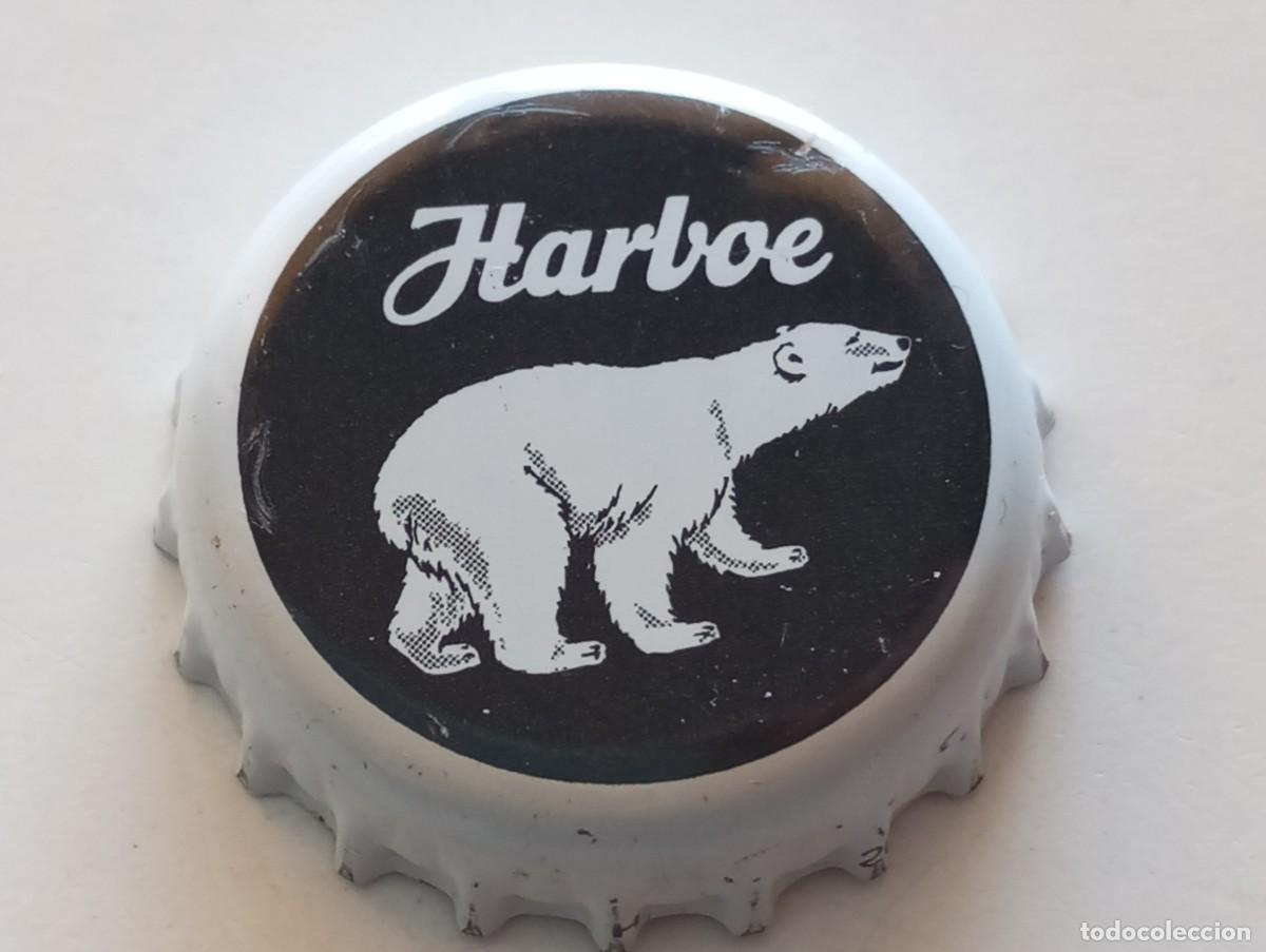 Coleccionismo de cervezas: Chapa tap&oacute;n corona de la cerveza danesa HARBOE