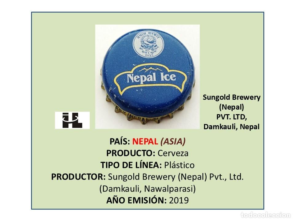 Coleccionismo de cervezas: TAPON CORONA CAPSULA CHAPA CERVEZA NEPAL ICE (NEPAL)