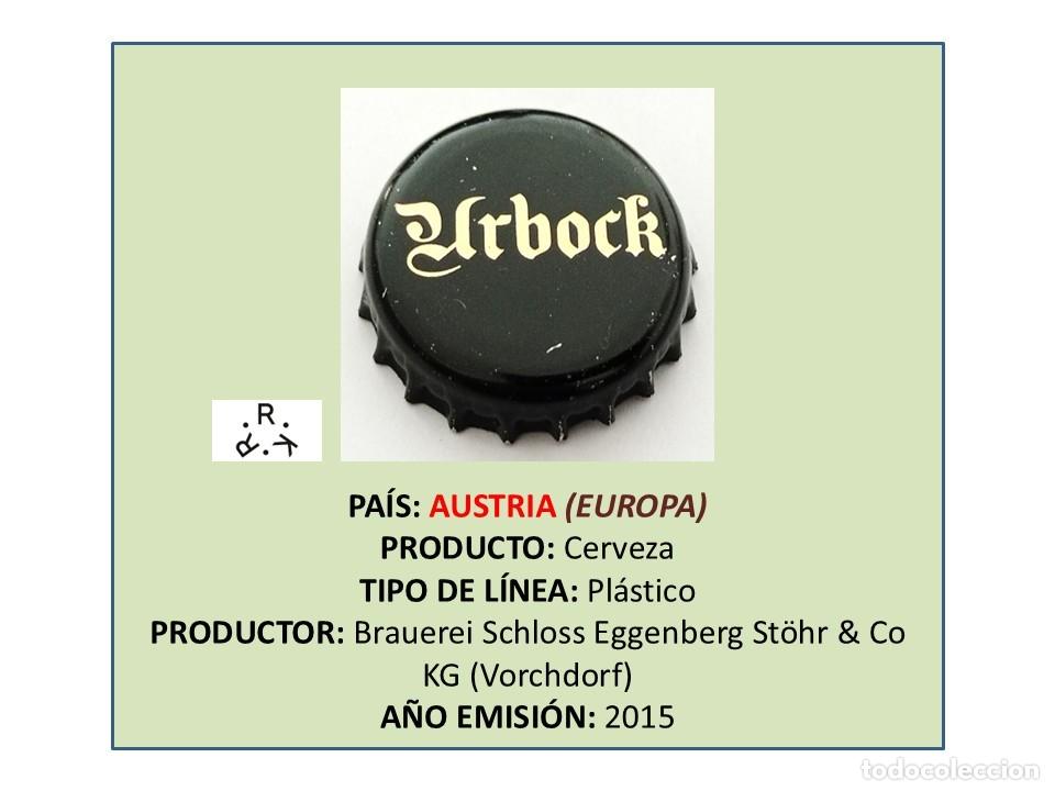 Coleccionismo de cervezas: TAPON CORONA CAPSULA CHAPA CERVEZA URBOCK (AUSTRIA)