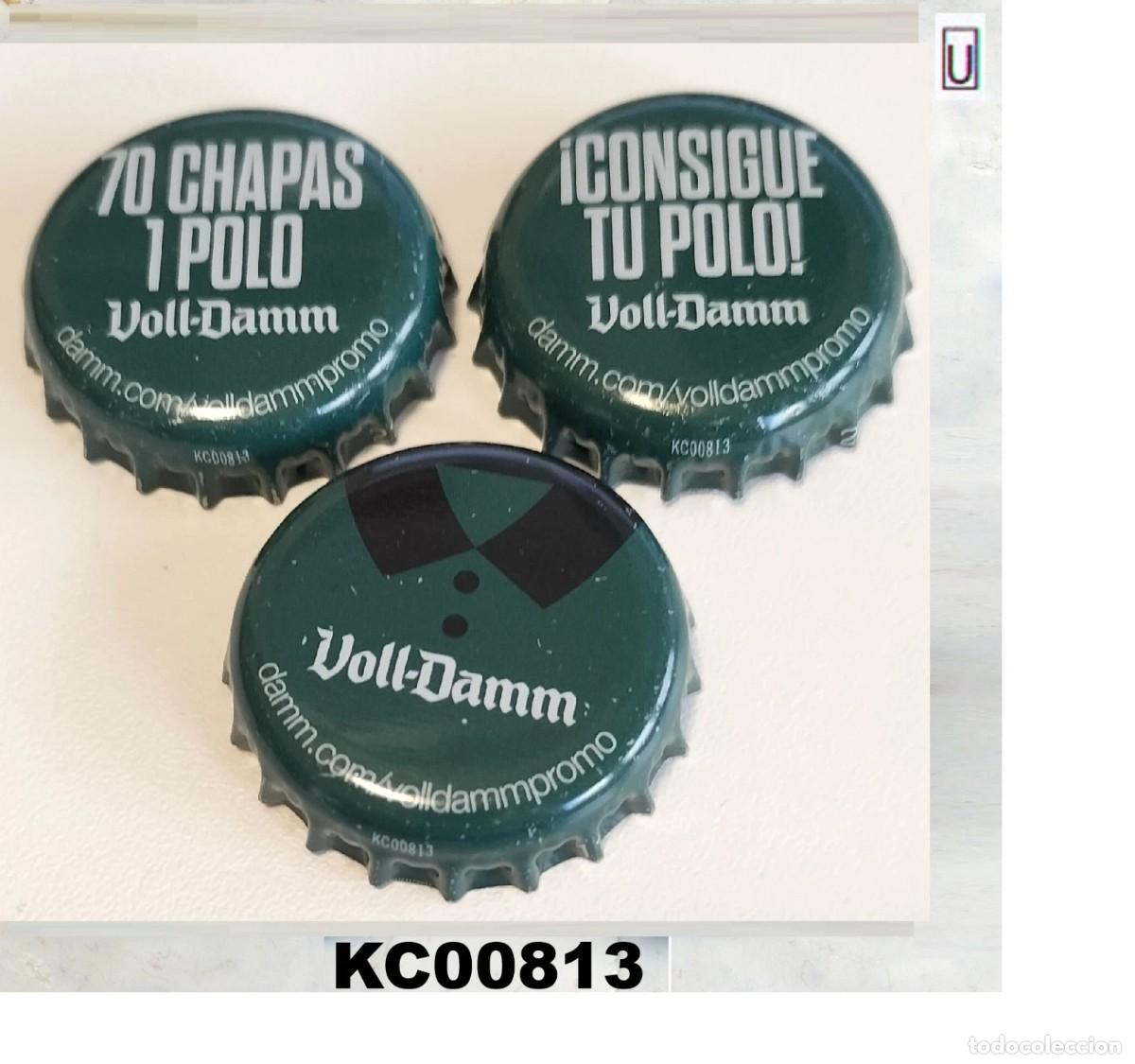 Coleccionismo de cervezas: Chapa cerveza Set promo VOLL DAMM xapa kronkorken tappi bottle cap capsule