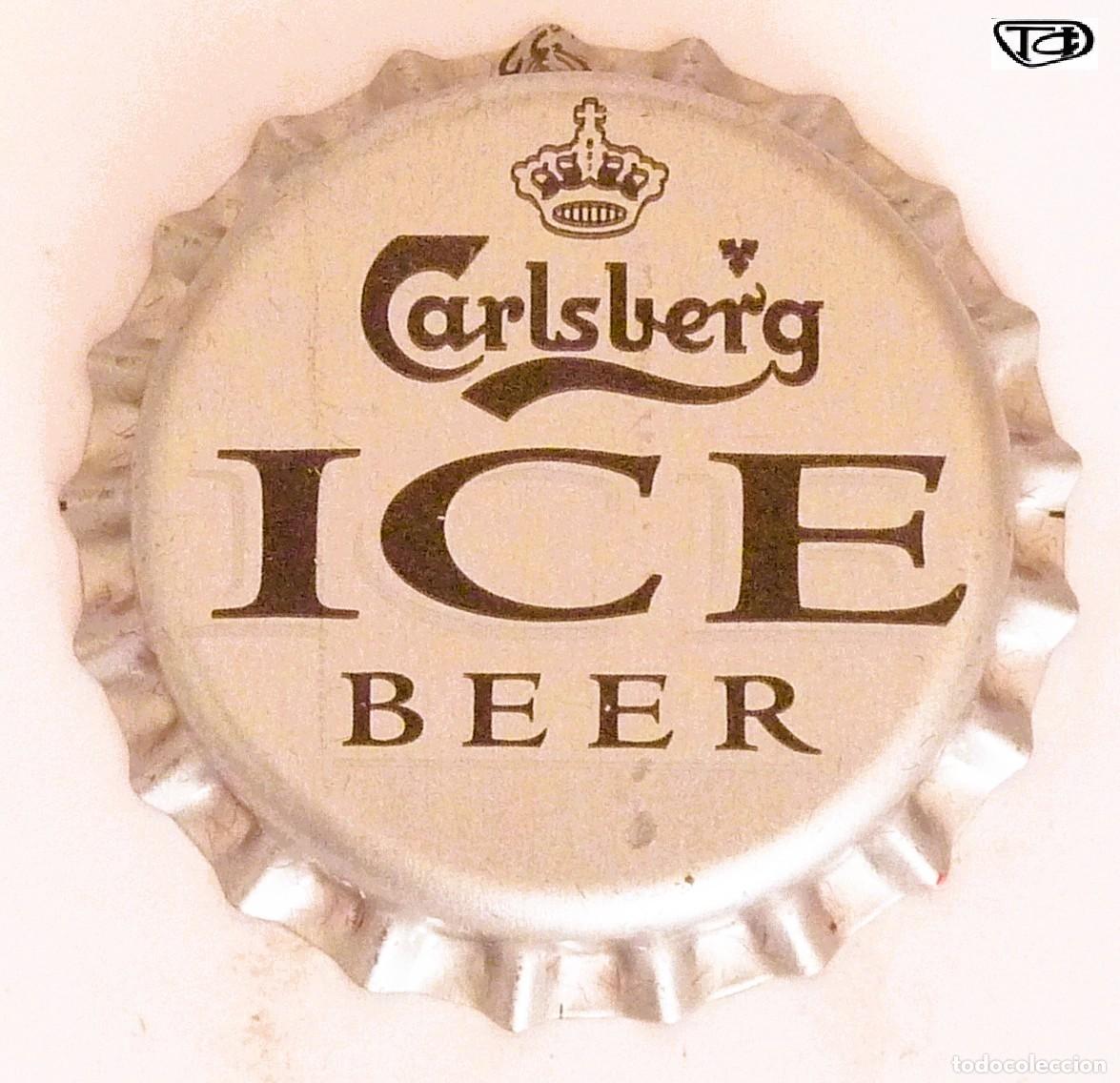Coleccionismo de cervezas: Chapa cerveza CARLSBERG ICE xapa kronkorken bottle cap capsule tappi SIN USAR
